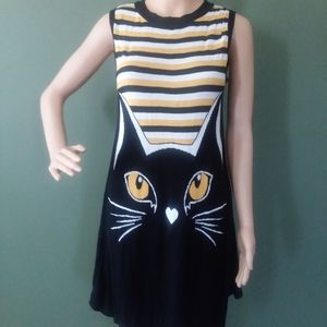 JAWBREAKER Telepathic Cat Dress GOTHIC PUNK XL